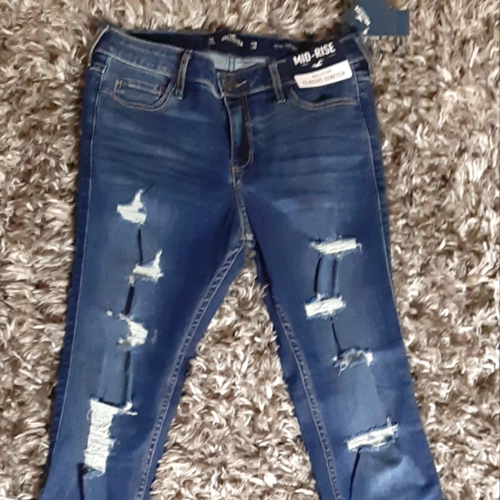 Hollister blue jeans size 7 s
